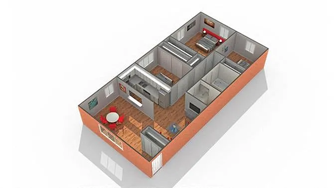 Floor plan Hyde Park