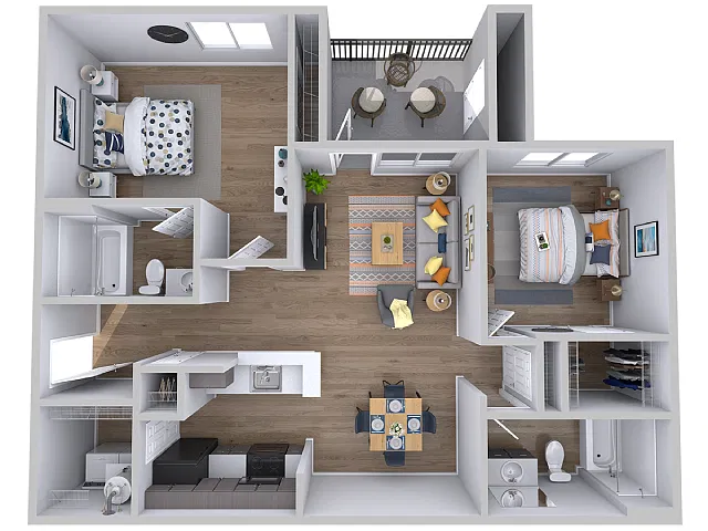 Floor plan B3