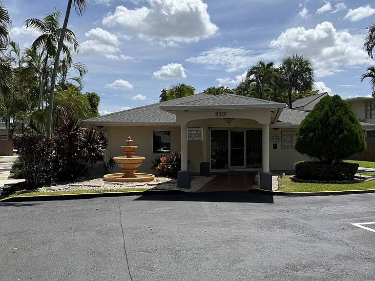 Clubhouse and gym entrance