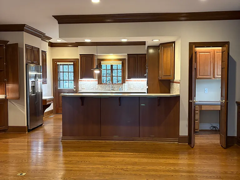 Great Room adjoins Kitchen -dedicated Office with doors