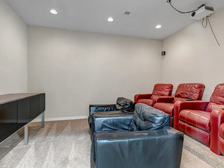 Theater Room in Basement
