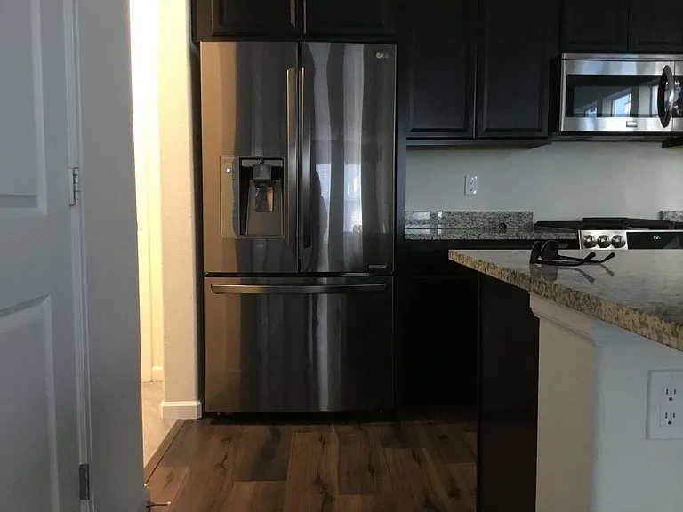 Upgraded French door with bottom freezer refrigerator