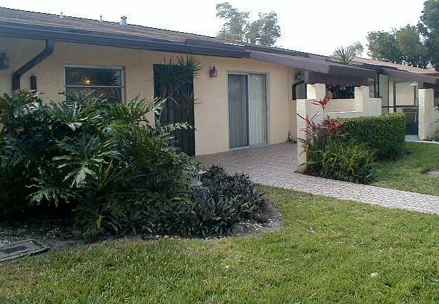 Newly tiled walkway and patio