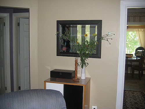 entry into living room