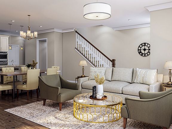 Forest Lake Townes Plan 1 Great Room