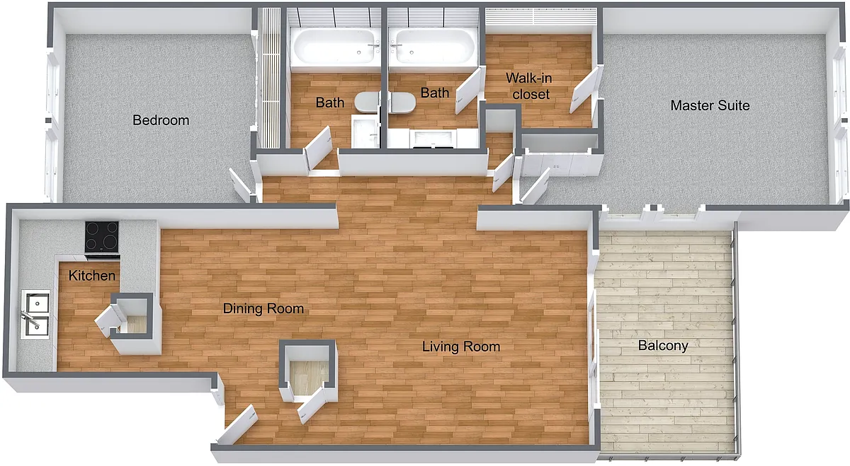 Floor plan The Southbank