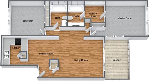 Floor plan The Southbank