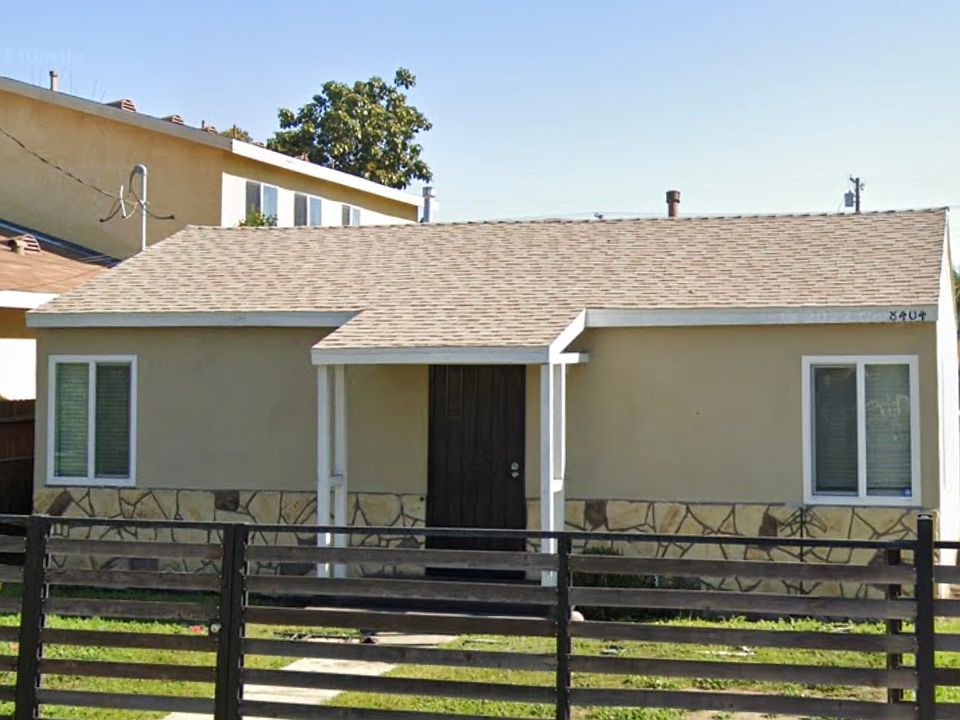Front of the house.