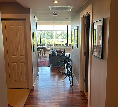 Entry hallway. Picture your bike instead of mine.