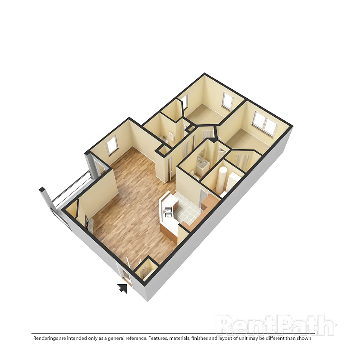 Floor plan 202A - Asherton
