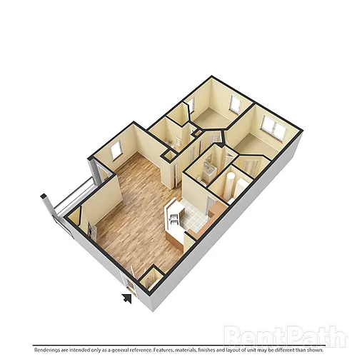 Floor plan 202AFP - Asherton with Fireplace