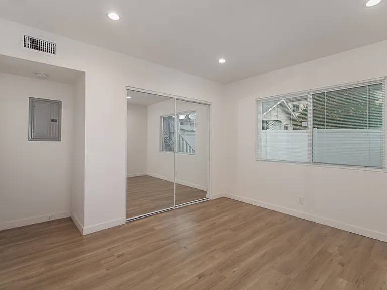 Bedroom with Recessed Lighting
