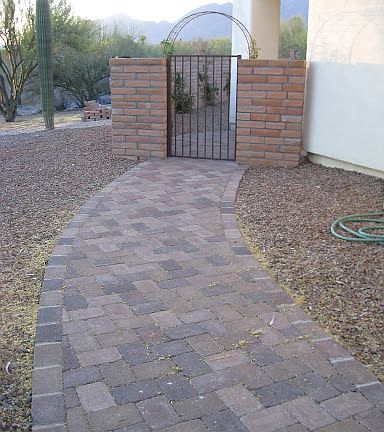 Paved Path to Backyard