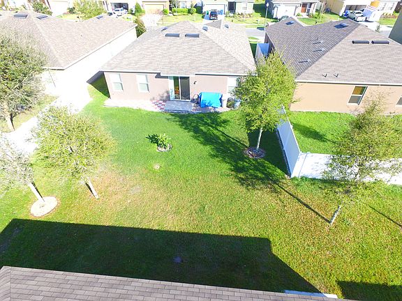 spacious back yard