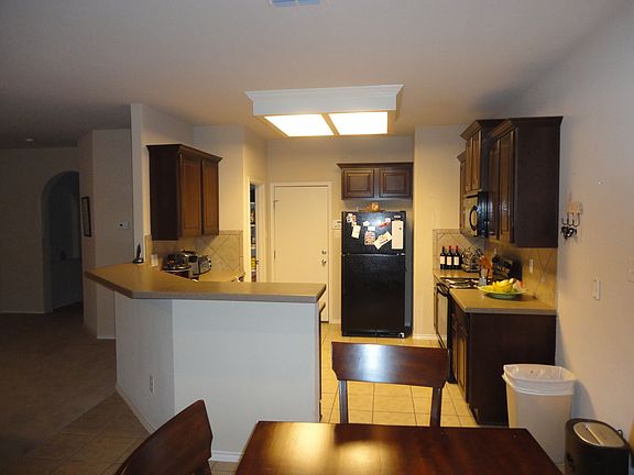 kitchen, refrigerator included.