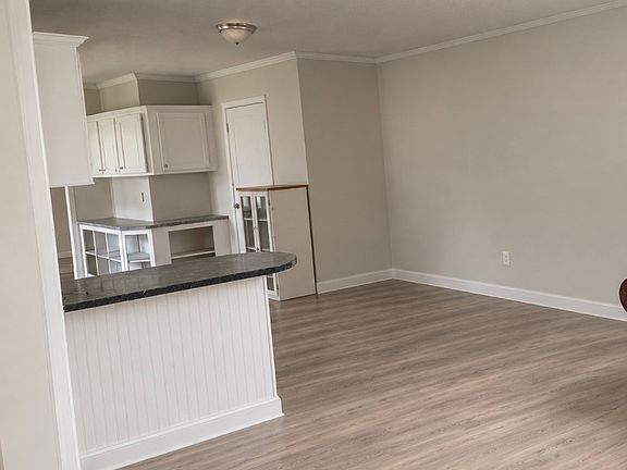 kitchen and dining area