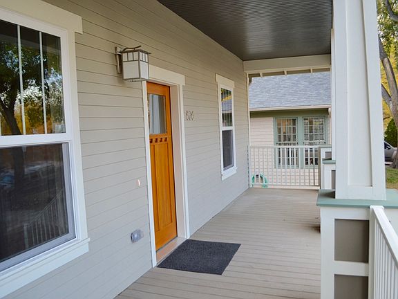 Spacious front porch