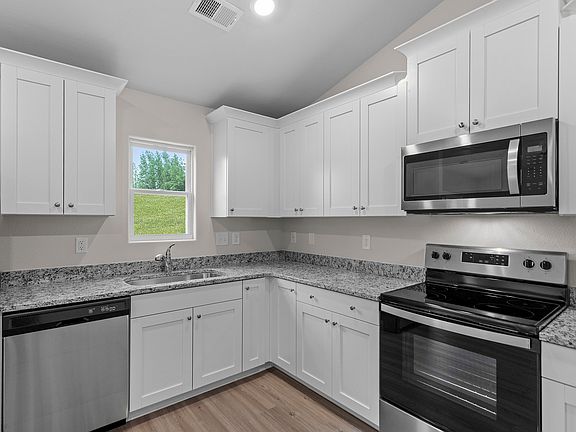 Granite countertops are included