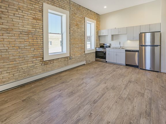 Kitchen and living room
