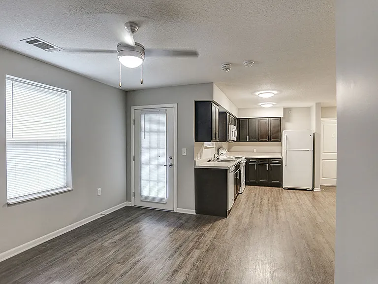 Kitchen and dining area