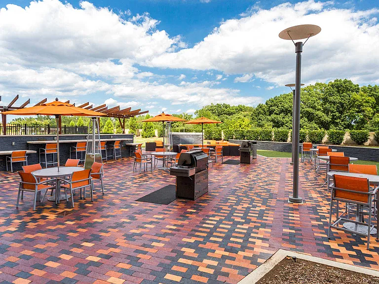 Outdoor Courtyard with Grilling Area