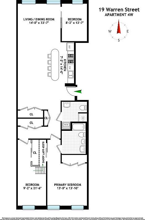 1st image of 19 Warren St APT 4W