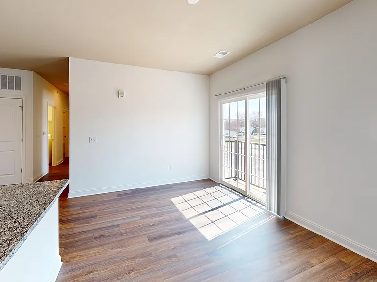 The Alfred floor plan features an open-concept layout, with lots of natural light and a private patio/balcony. The Alfred floor plan features an open-concept layout, with lots of natural light and a private patio/balcony.