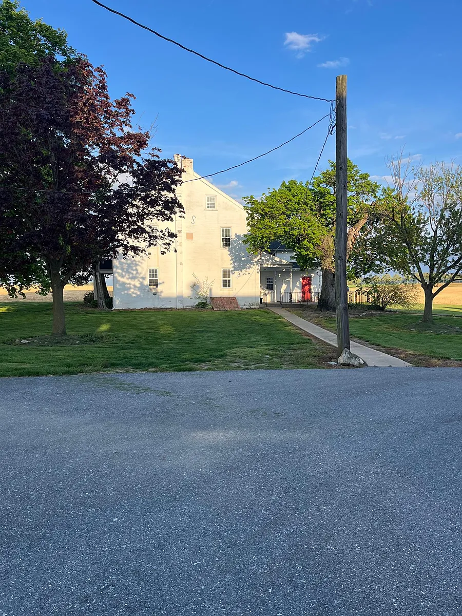 From the driveway in, side of home entry way and patio - 1375 Kinderhook Rd