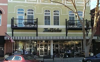 This apartment is at 117 Laurens Street, SW in historic downtown Aiken! It is located next door to the right of the former True Value Hardware and Appliance Building which in now Beyond Bijoux.