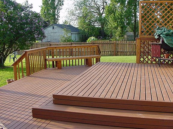 Large back deck