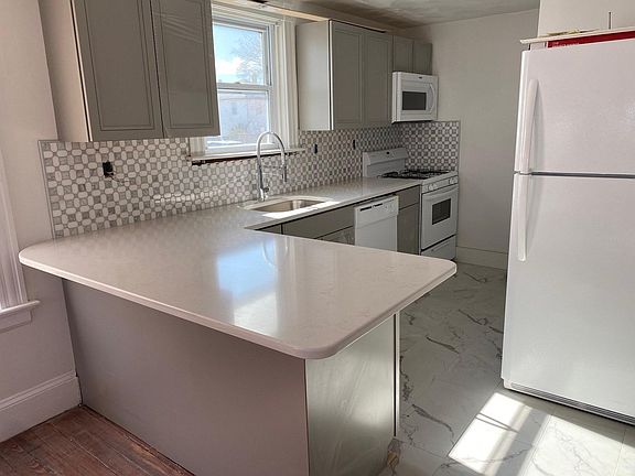 the brand new kitchen