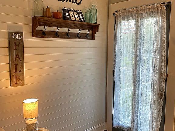 Front door from inside