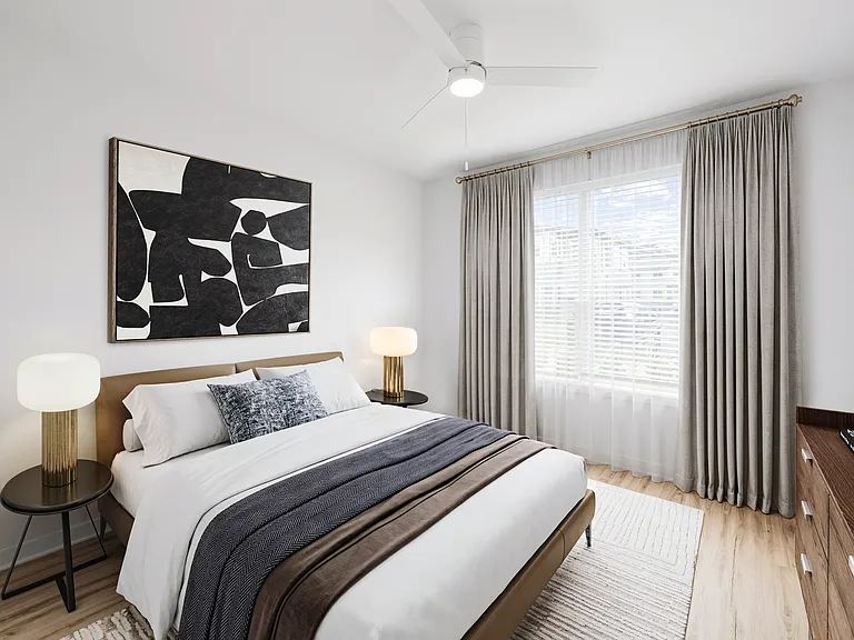 Two Bedroom Apartment Second Bedroom at Bolton West Charlotte