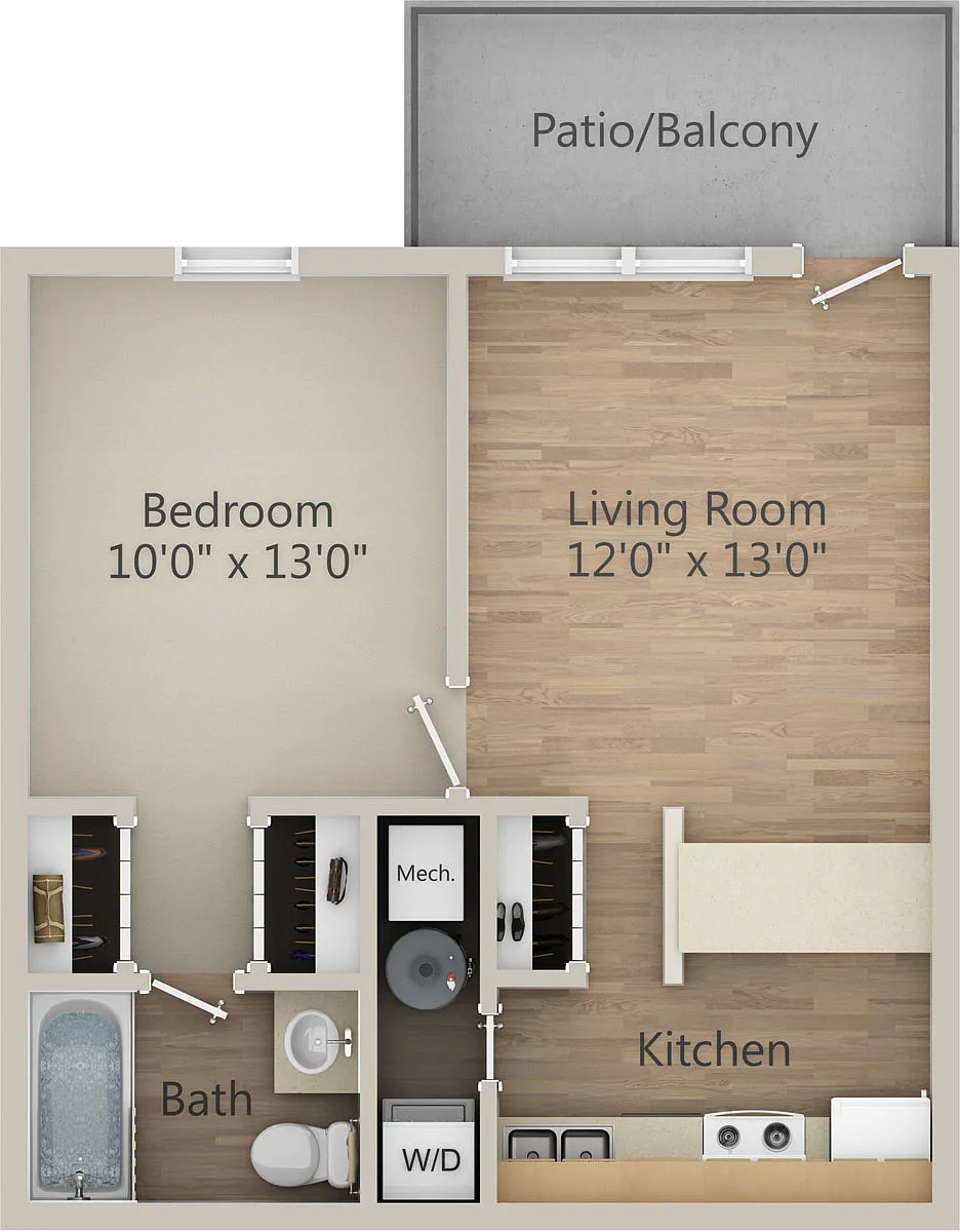 Floor plan Point Isabel