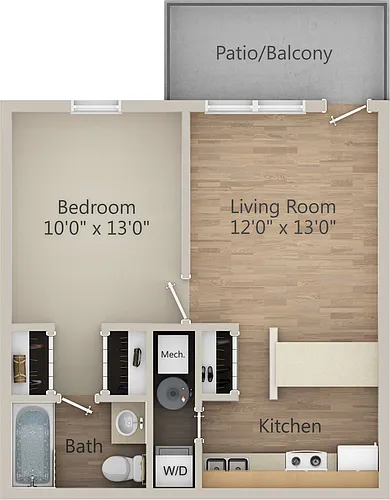 Floor plan Point Isabel