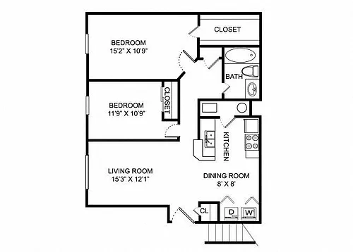 Floor plan B1 Renovated