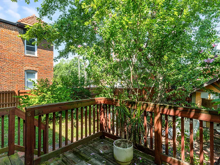 Deck view from the kitchen