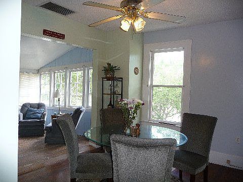Dining room and living room