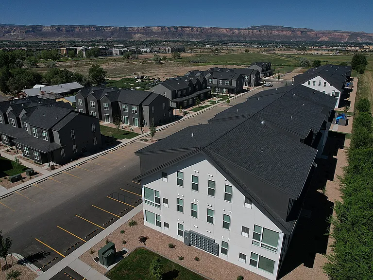 Experience serene living with breathtaking views at this contemporary apartment community.