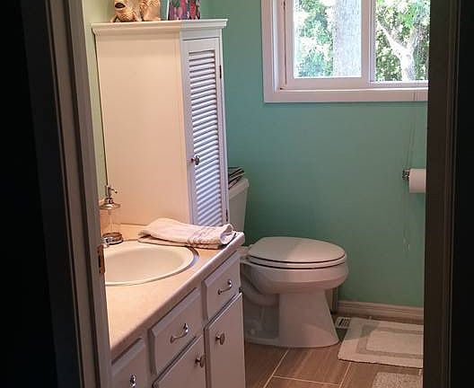 Newly updated bathroom