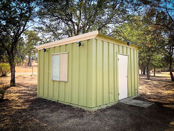 Metal storage building