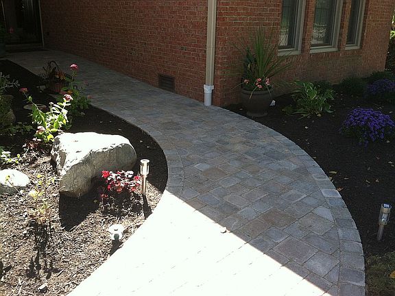 New paver walkway