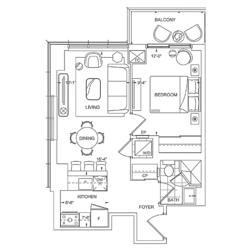 Floor plan 903