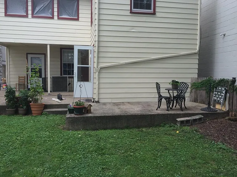 Backyard and patio