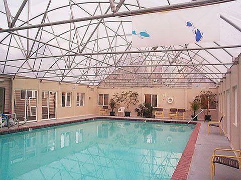 Two blocks to covered swimming pool