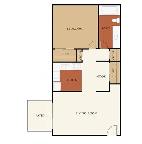 Floor plan 1X1
