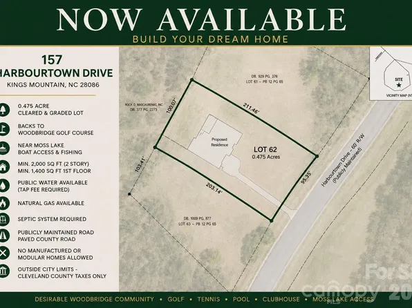 157 Harbourtown Dr, Kings Mountain, NC 28086