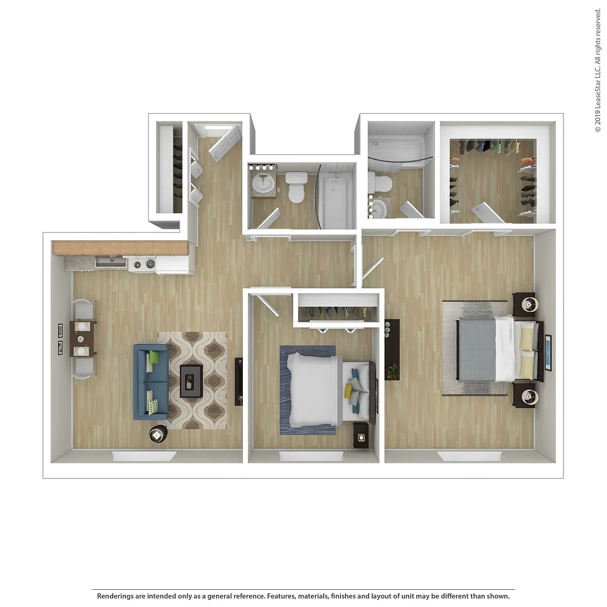 Floor plan 2 Bedroom
