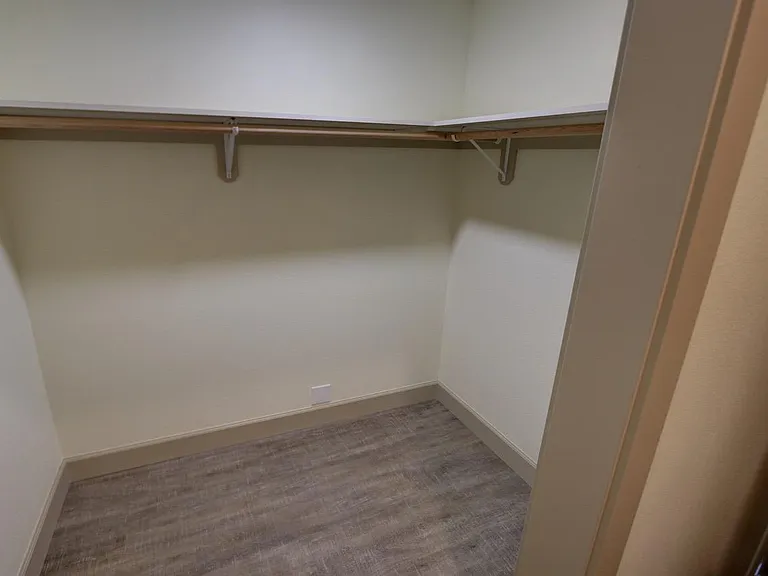 1/2 of the walk in closet