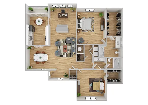 Floor plan Peachtree | Renovated